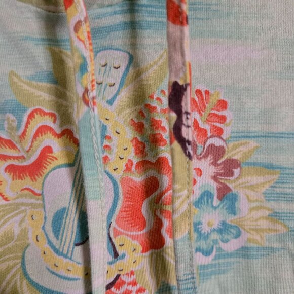 Polo Ralph Lauren Hawaiian Hula Girl Polo Bear Tropical Hoodie Size L - Picture 5 of 9